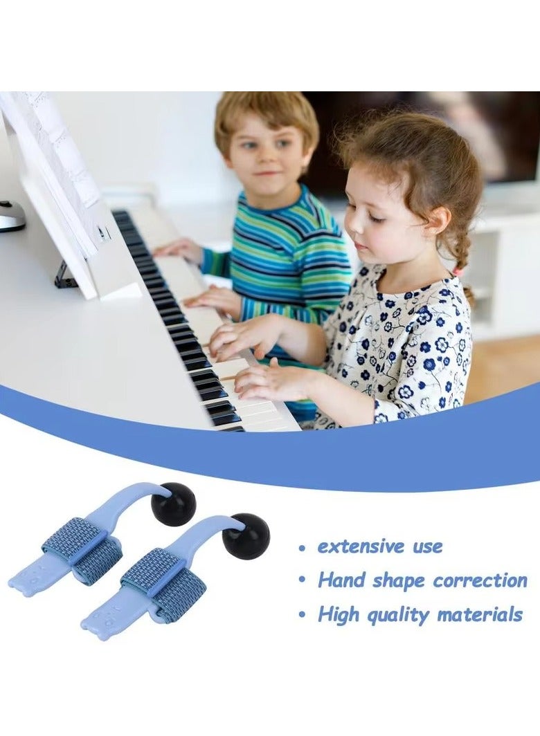 Generic 2pcs Piano Hand Gesture Corrector Piano Finger Trainer with Palm Support Piano Hand Shape Exerciser Tools for Boys Girls  - Image 1