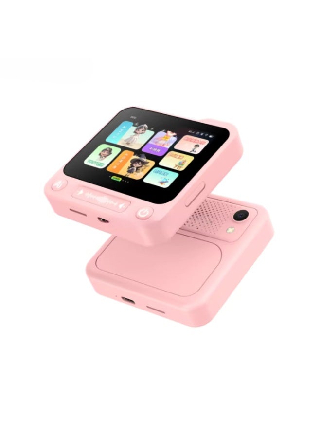 BlueFire Pink, AI Intelligent Learning Device for Kids | Smart Educational Mini Tablet with Voice Interaction, AI Chat Assistant, Storytelling, Quiz Games, Early STEM Learning & Language Development Toy for Children Ages 3+ | Fun Interactive Home Learning Device for Cognitive Growth, Communication Skills & Screen-Free Education - Image 1