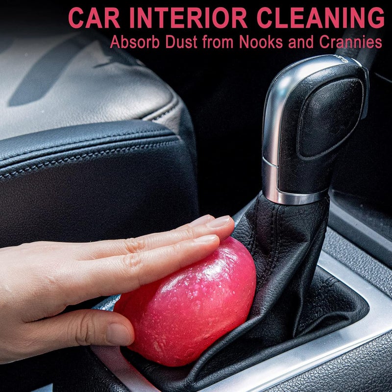 TICARVE Cleaning Gel Car Putty Slime for Detailing Putty Detail Tools Car Interior Cleaner Automotive Cleaning Keyboard Cleaner Blue Rose (2Pack) - Image 2