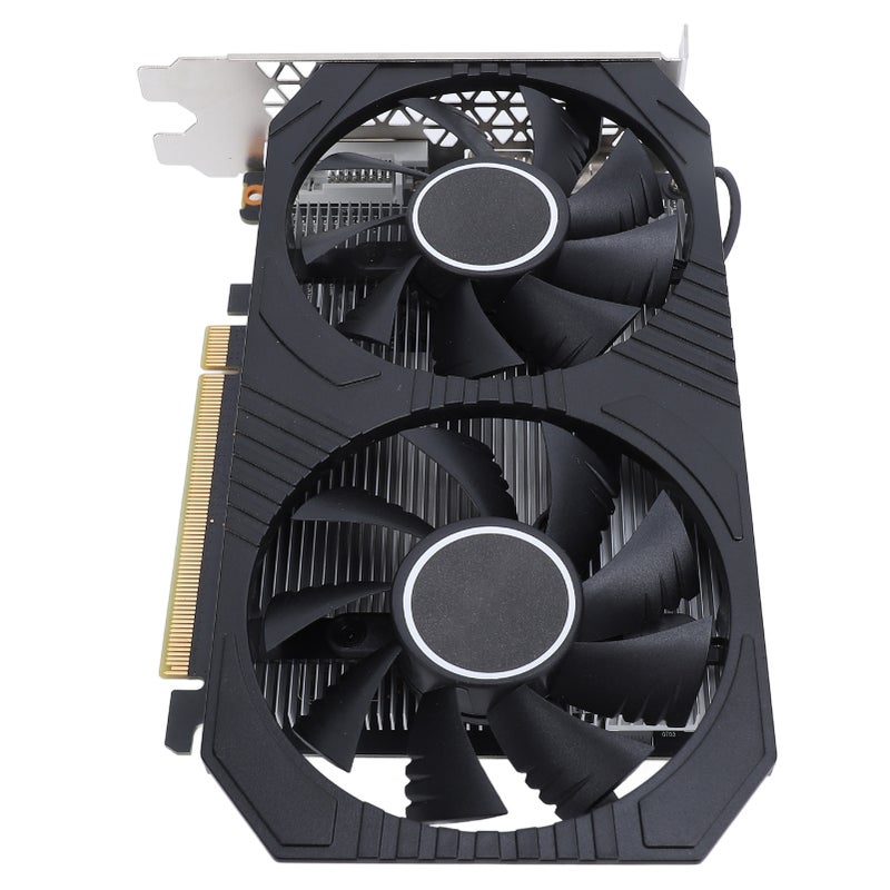بطاقة شاشة ألعاب RX550 ذاكرة 4 جيجابايت GDDR5 و128 بت و6000 ميجاهرتز ومروحتين بطاقة شاشة ألعاب GPU من أنواع VGA وHD وDVI D لأجهزة الكمبيوتر المكتبية - Image 5