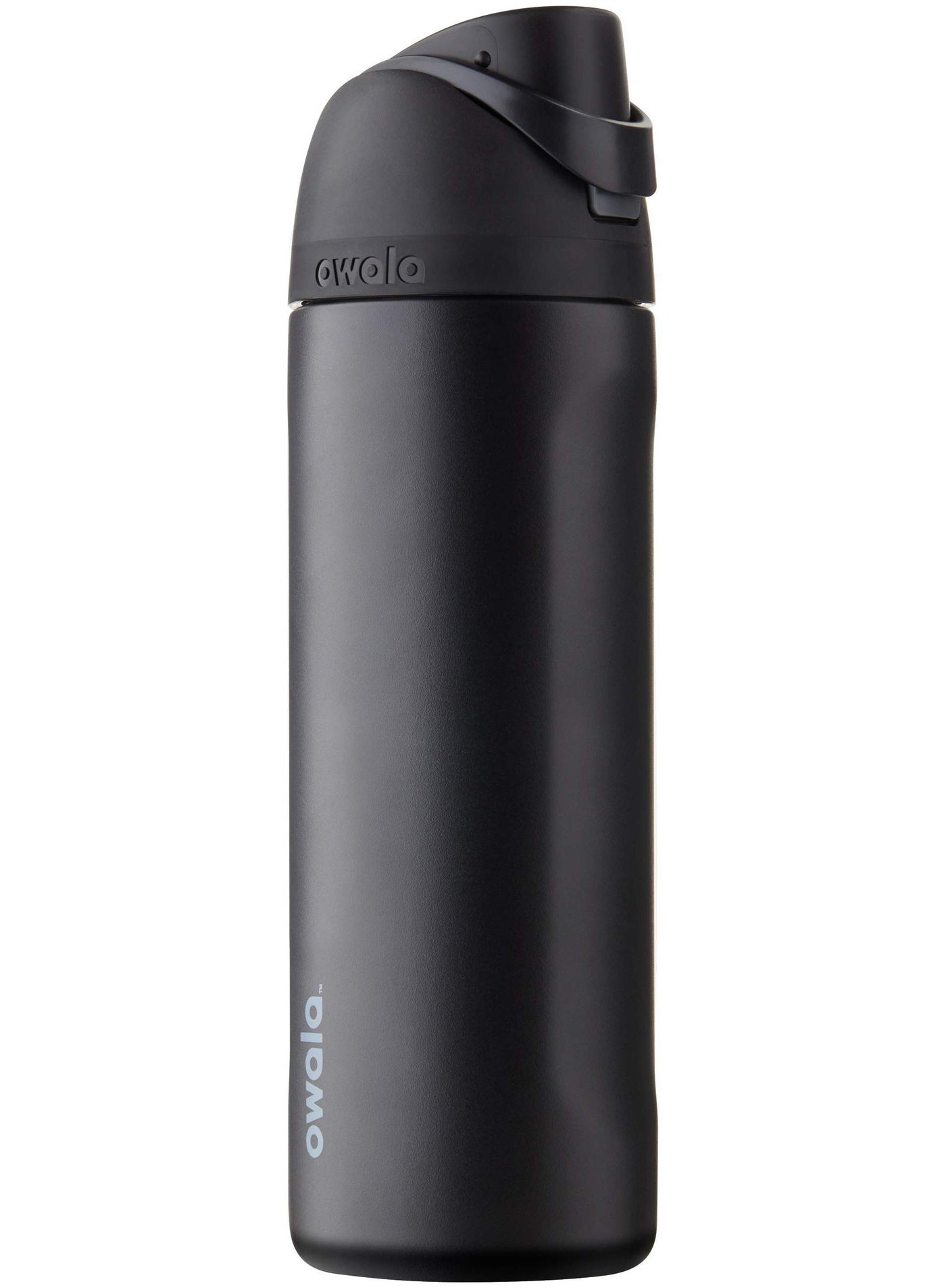 Owala FreeSip Insulated Stainless Steel Water Bottle with Straw for Sports, Travel, and School BPA-Free Sports Water Bottle, 24 oz, Very, Very Dark