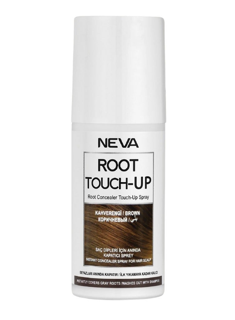 NEVA ROOT TOUCH-UP Instant Concealer Spray - 75ml - BROWN - Image 1