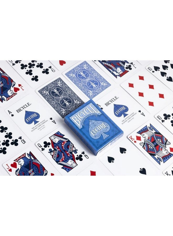 Bicycle Bicycle Euchre Playing Card Deck - 9 Through Ace - Double Deck, Blue - Image 5