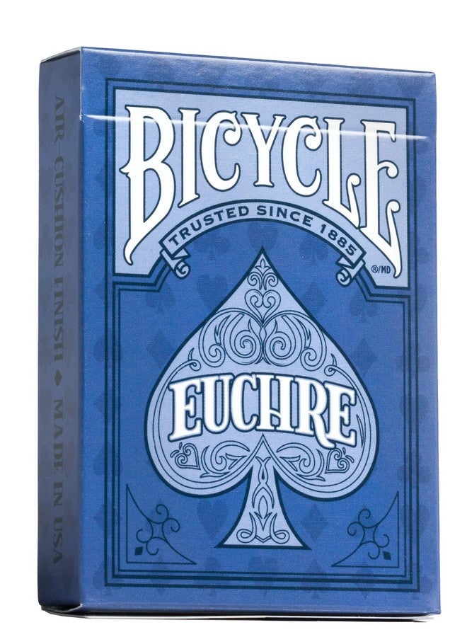 Bicycle Bicycle Euchre Playing Card Deck - 9 Through Ace - Double Deck, Blue - Image 1