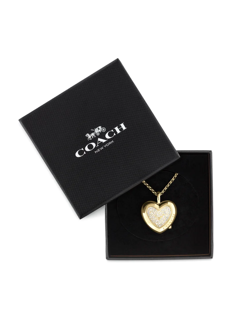 كوتش Heart & Tearose Watch Necklace