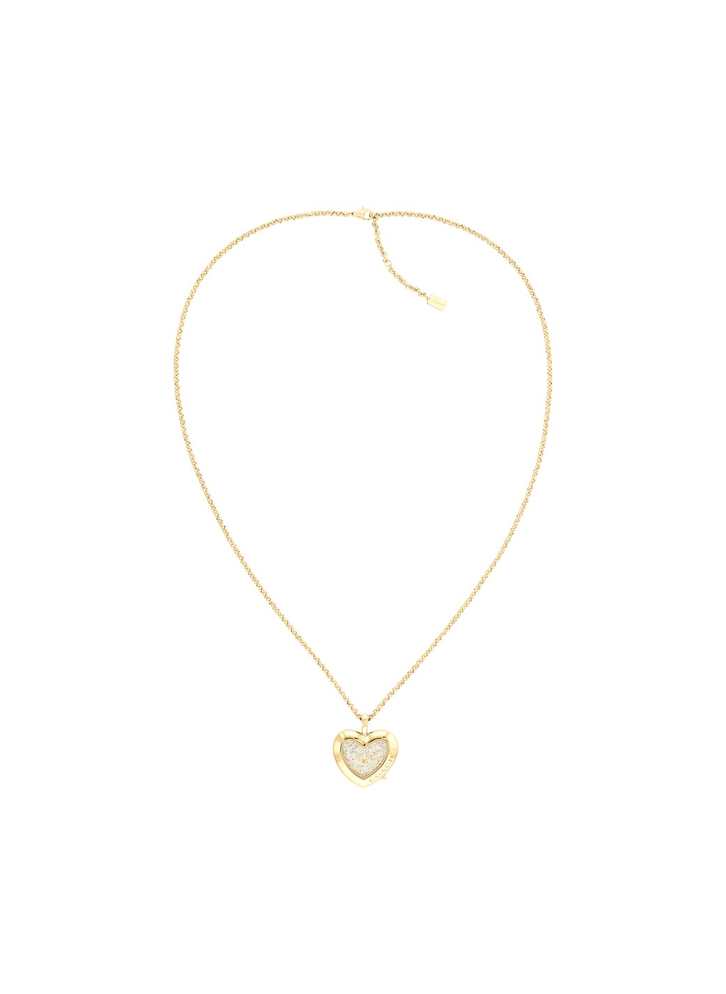 COACH Heart & Tearose Watch Necklace  - Image 1