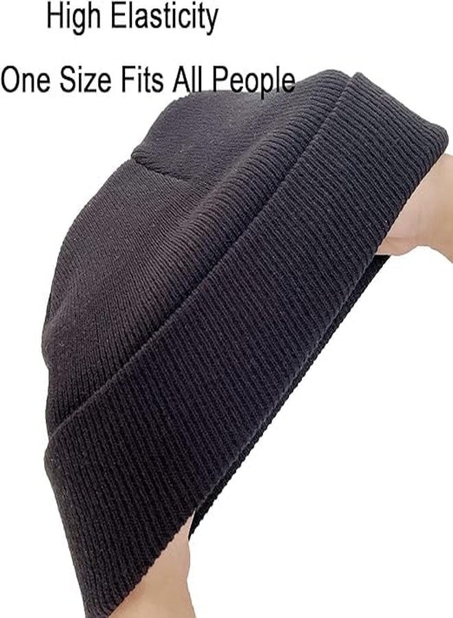 PENYAN School Winter Woolen Cap Beanies Warm Cold Weather Beanie Hats for Boys or Girls Black - Image 4