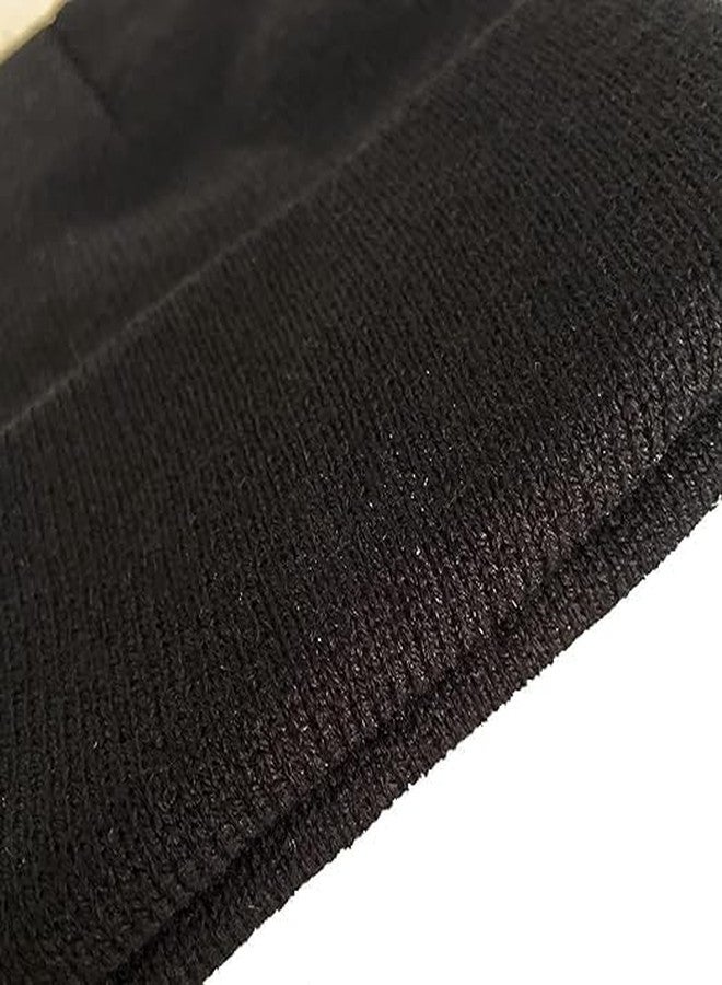 PENYAN School Winter Woolen Cap Beanies Warm Cold Weather Beanie Hats for Boys or Girls Black - Image 3