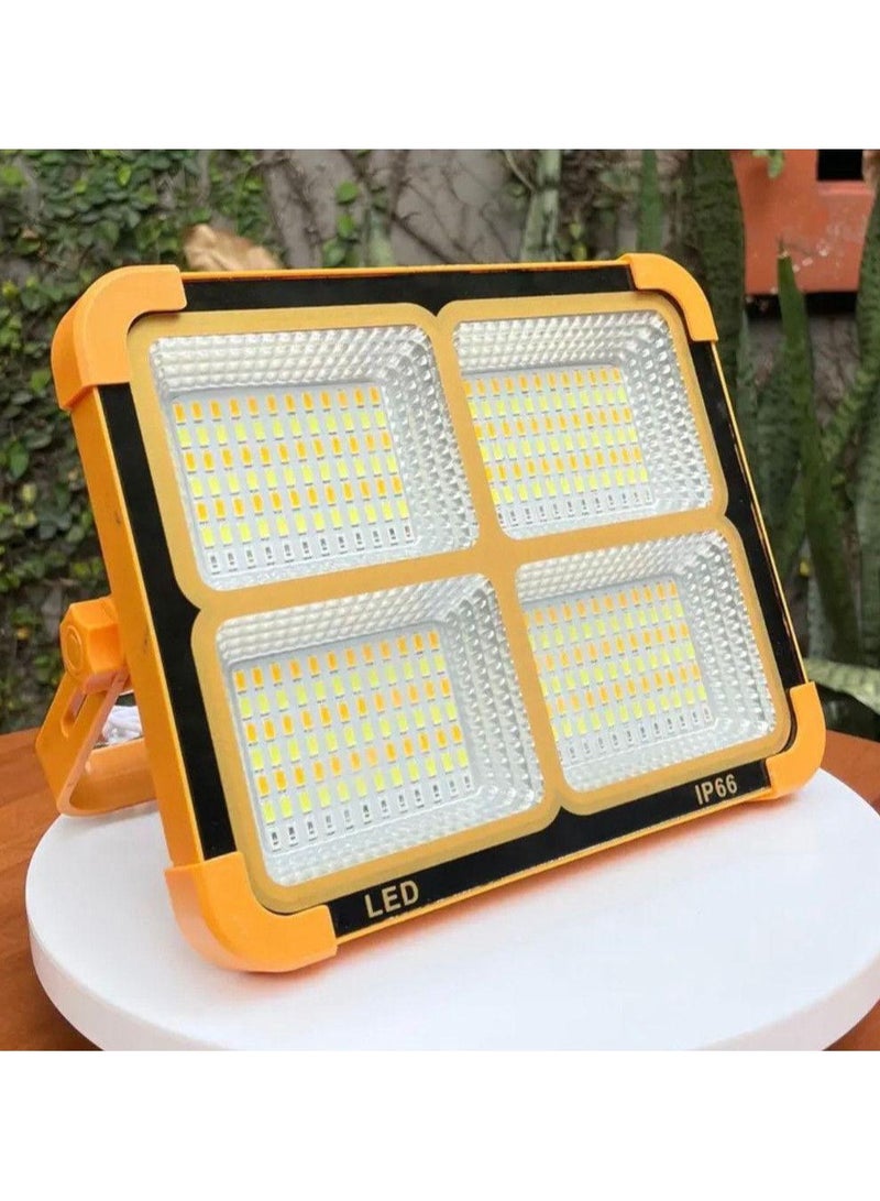 TAP FOG 600W PORTABLE RECHARCHEABLE LED LIGHT WITH SOLAR PANEL - WITH POWER BANK  USB MOBILE CHARGING ,, FOR CAMPING , PICNIC , CARAVAN  - Image 2