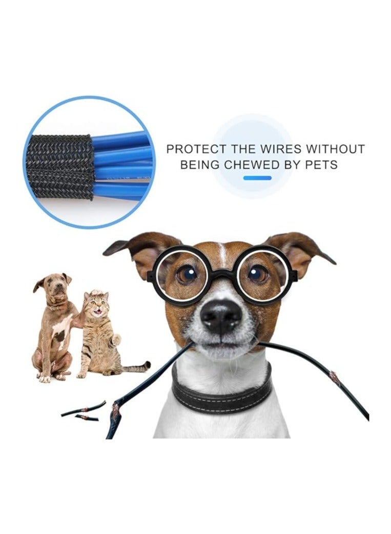 Flame Retardant Self-Rolling Textile Sleeving Wire Protective Cover Self-Rolling Braided Tube - Image 5