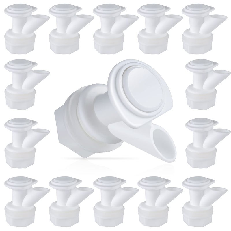 yianteng Upgrade PushButton Cooler Spigot Replacement Compatible with Igloo 2 3 5 and 10 Gallon Beverage Coolers Durable Water Cooler Spigot for 210 Gallon Water Jugs Replacement Part White30PC 