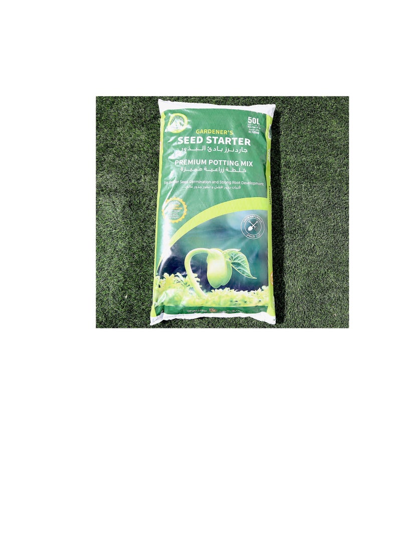 GARDENER'S Seed Starter Potting Mix Premium potting soil 50 LITER BAG  - Image 3