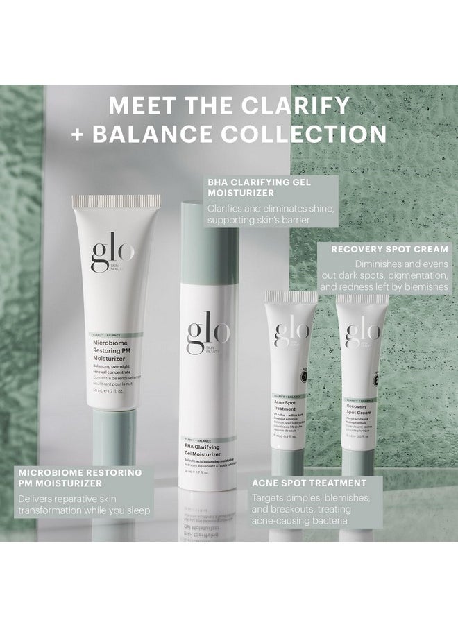 جلو سكن بيوتي Bha Clarifying Gel Moisturizer مرطب وجه خالي من الزيوت للبشرة الدهنية وحب الشباب مع حمض الساليسيليك لتنقية وتوازن تقليل ظهور المسام  - Image 5