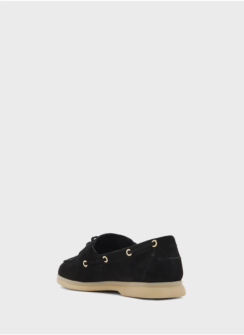 GUESS Lace Up Detailed Slip Ons