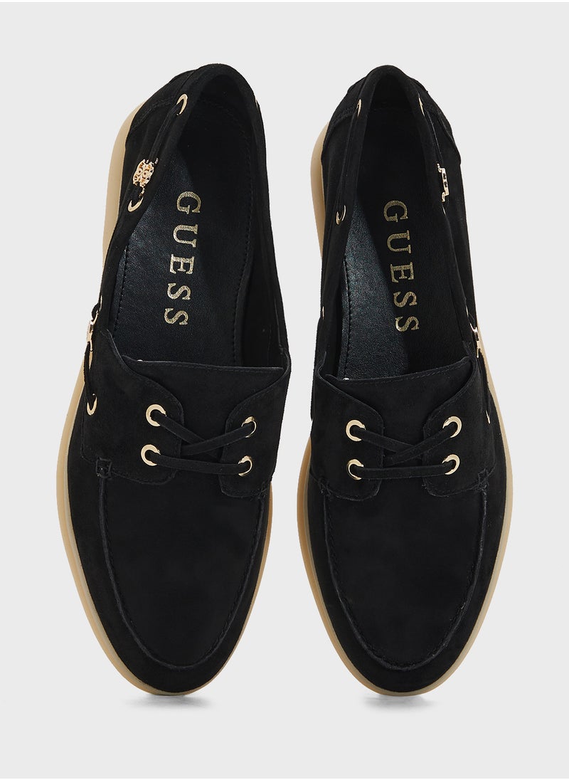 GUESS Lace Up Detailed Slip Ons  - Image 4