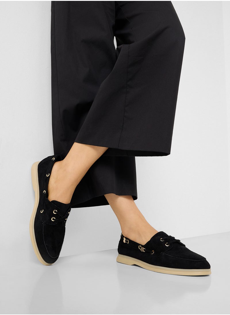 GUESS Lace Up Detailed Slip Ons  - Image 5