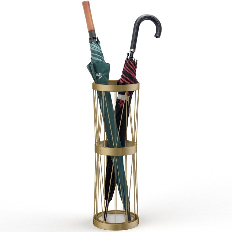 Mango Steam Pluvian Soakstone Umbrella Holder (Tall, Gold) - Image 1