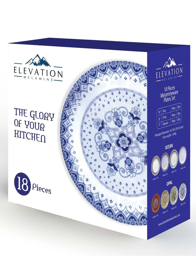 Elevation 18 Pieces Plate Set  - Image 3