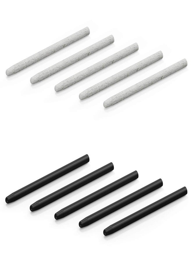 XENCELABS, 10 Pack Replacement Nibs, Contains 5 Standard Nibs, 5 Felt Nibs Tips. Compatible: Xencelabs Pen Tablet Bundle, Bundle SE, Medium Standard, Small Standard - Image 1