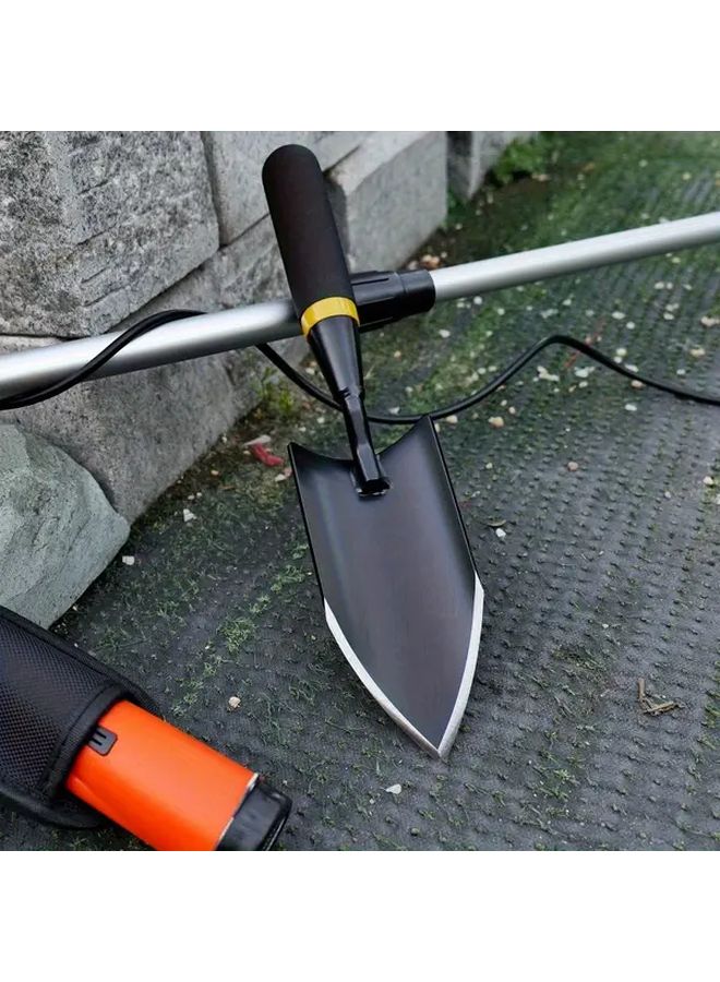 Carbon Steel Garden Shovel With Ergonomic Rubber Handle Heavy Duty Digging Planting Tool - Image 5