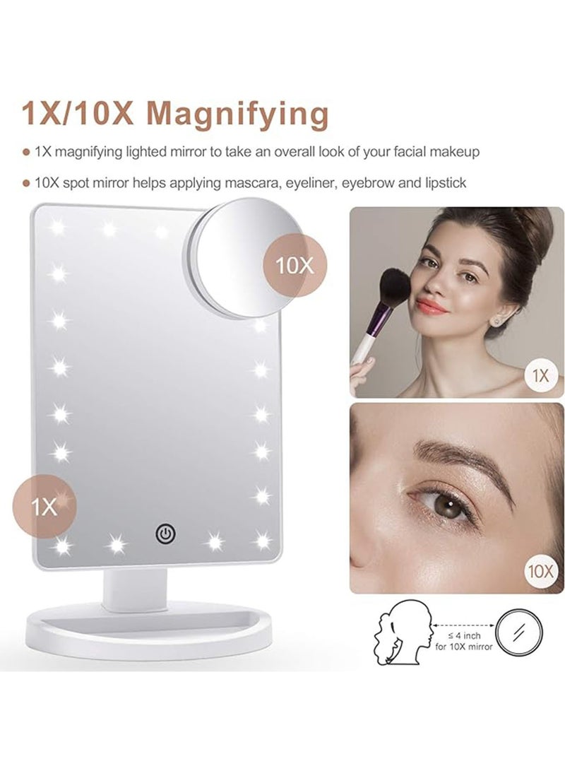 NAFEH VANITY LED MIRROR WHITE 22x16cm - Image 2