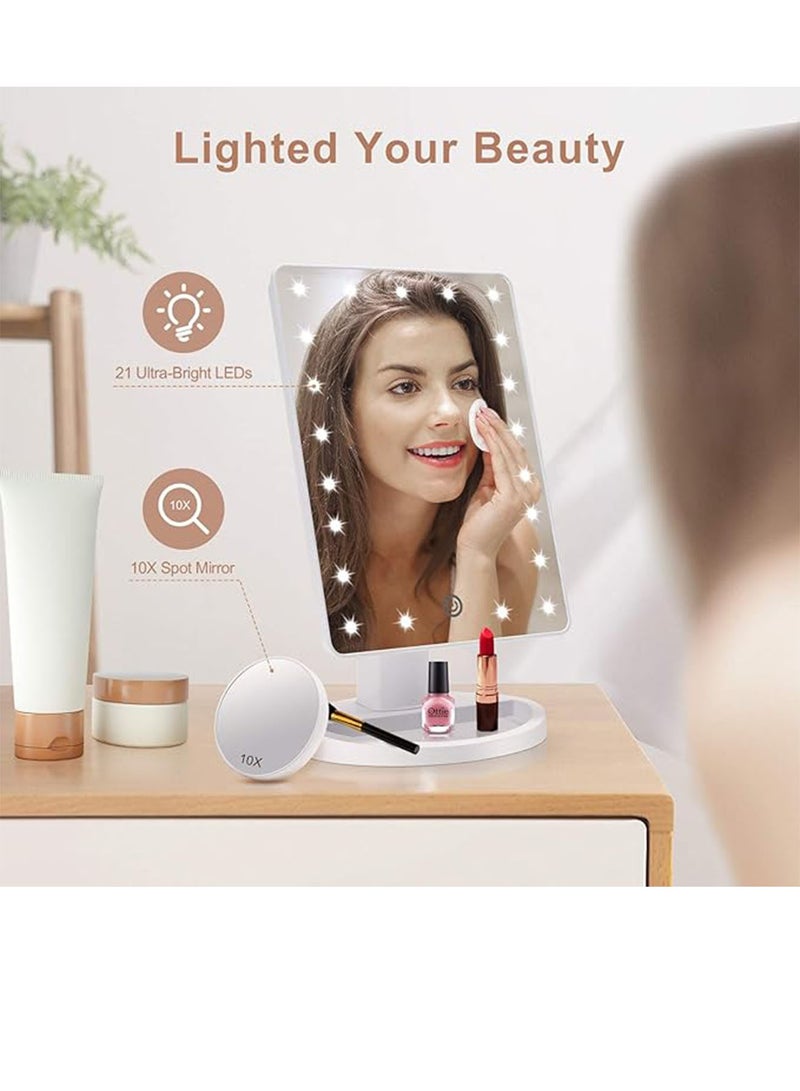 NAFEH VANITY LED MIRROR WHITE 22x16cm - Image 3