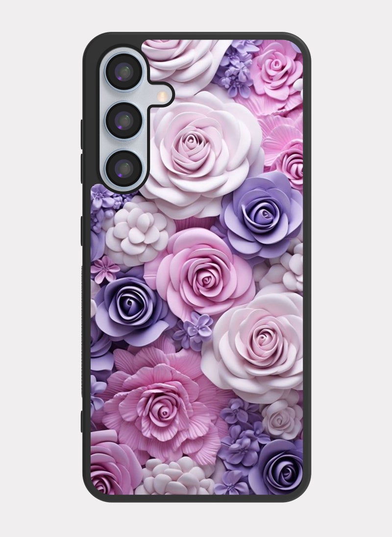 PXLAAT Samsung Galaxy A55 case cover Flowers - Image 1