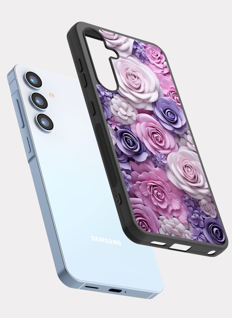 PXLAAT Samsung Galaxy A55 case cover Flowers - Image 2