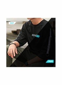 SYOSI Heat Transfer HTV Vinyl Roll Glow in The Dark White to Blue Iron on DIY for T Shirt Decoration Craft Material Garment Film Iron On PU Stretch Vinyl for Silhouette Easy to Cut Elastic Vinyl  - Image 4