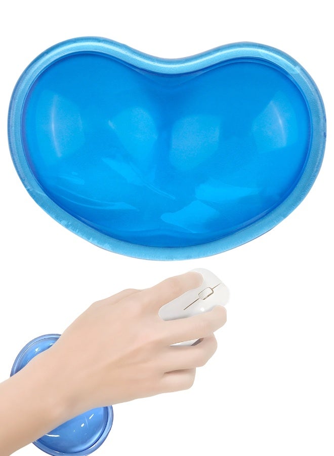 Soft Gel Mouse Wrist Rest Support Pad, Ergonomic Comfort Wrist Cushion for Pain Relief, Multi-Use Wrist Pad for Office, PC Gaming, Desktop Computer and Laptop, Mouse Support Only - Image 1