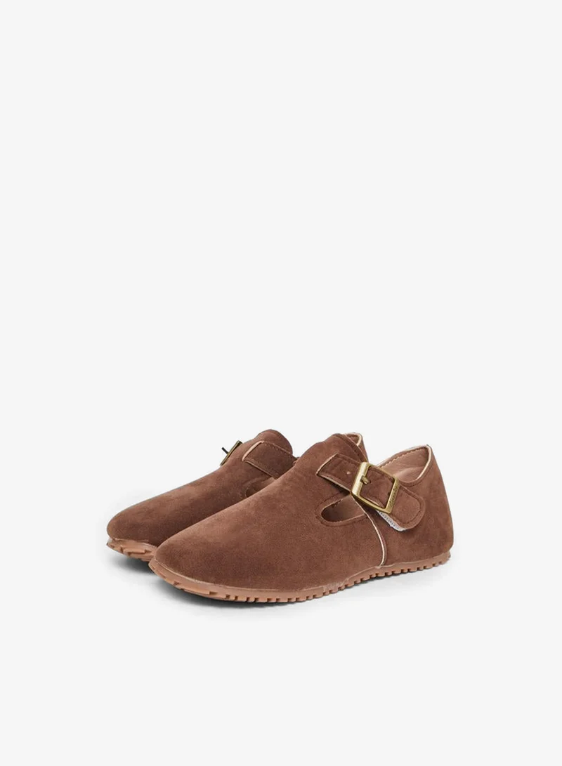 Styli Boys Brown Buckle Sandals