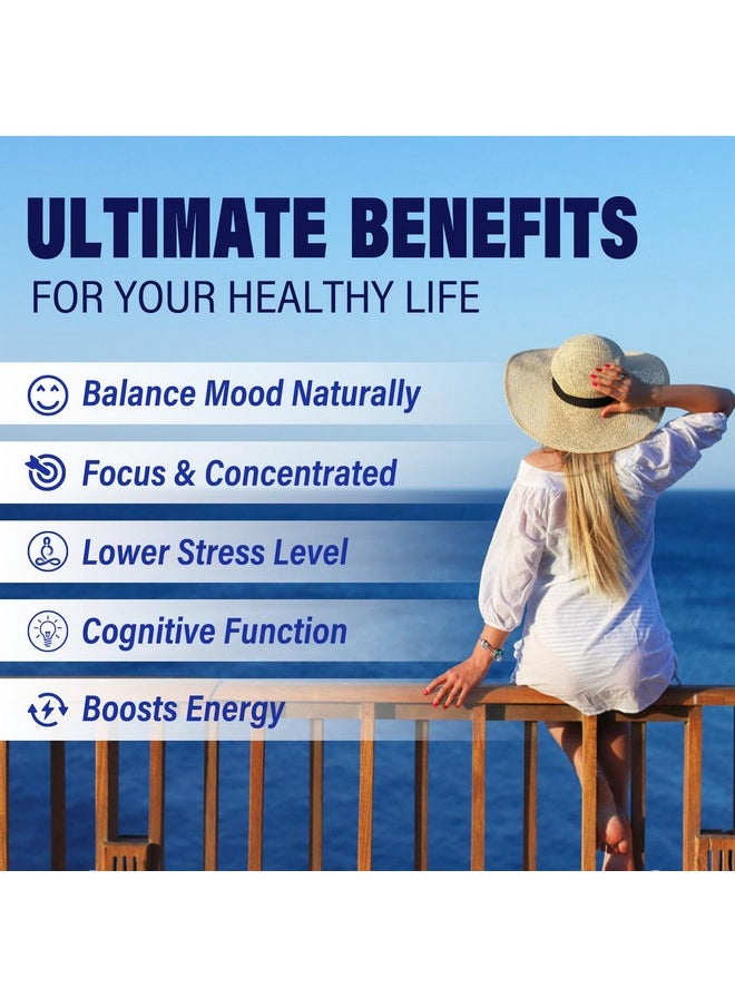 EnvyDeal - L Tyrosine Gummies 1100mg Mood Support Blend, with Ashwagandha, L-Theanine, Vitamin B Complex B6, Folate(Vitamin B9), Focus & Memory, Cognition & Brain Function, Energy Boost,Stress Support, 2Pc/120ct - Image 1