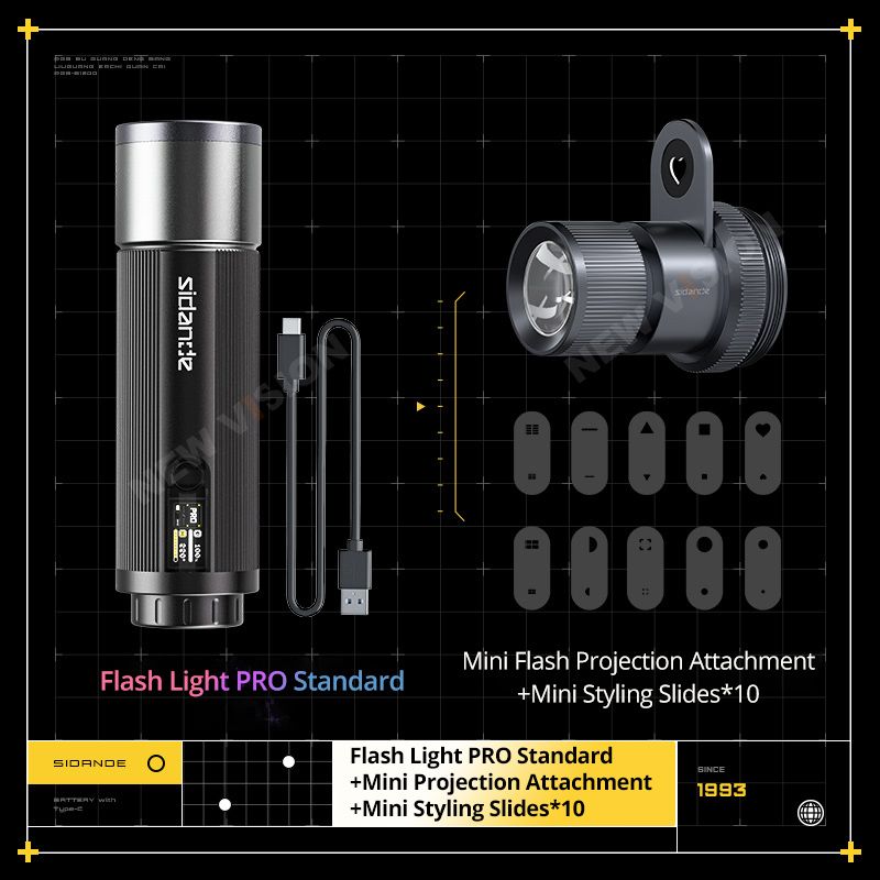 Sidande Z12 PRO Photography Light 12w, RGB Full-Color Fill Light, Including Condenser - Image 2