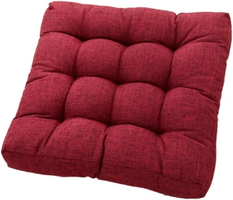 Sand resistant 2 PCS Square Large Floor Pillow Seating Cushion Cotton Linen Thick for Adult Kids Pad Chair for Home for Adults(Red,53x53cm) Certified stocked merchandise Affordable purchase options Compact trendy practical build Transparent body Surface safe Gulf market trial optimized design Balanced structure Smooth joint Nationwide courier network Proper storage environment Transit damage minimized design General need oriented design Reliable daily use design Global easy assemble picks Cross product combo compatible Multi-demand satisfied design Shock rubber edge Durable versatile substance Newly stocked local goods Upgraded general grade quality Quick available purchase options Integrated warehouse solution Popular practical build Gulf mainstream practical design - Image 1