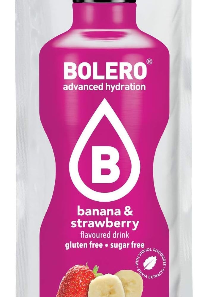 Bolero Advanced Hydration Banana & Strawberry Drink Mix - Image 1