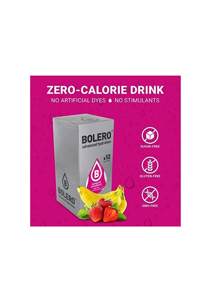 Bolero Advanced Hydration Banana & Strawberry Drink Mix - Image 4