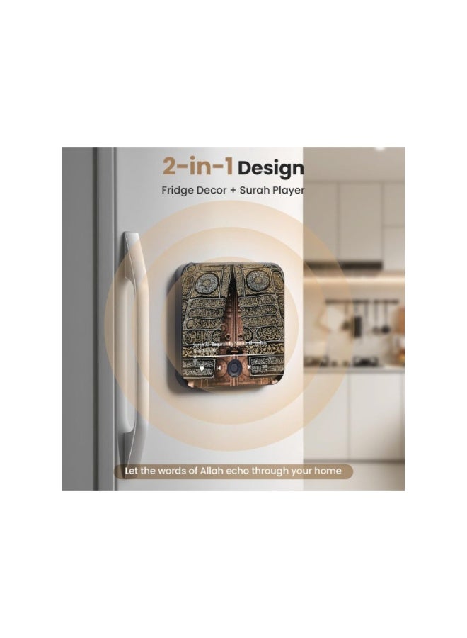 Dreamzon Islamic Fridge Quran Speaker Surah or Zikr Option USB-C Charging Ramadan & Eid Gift Choice - Image 2