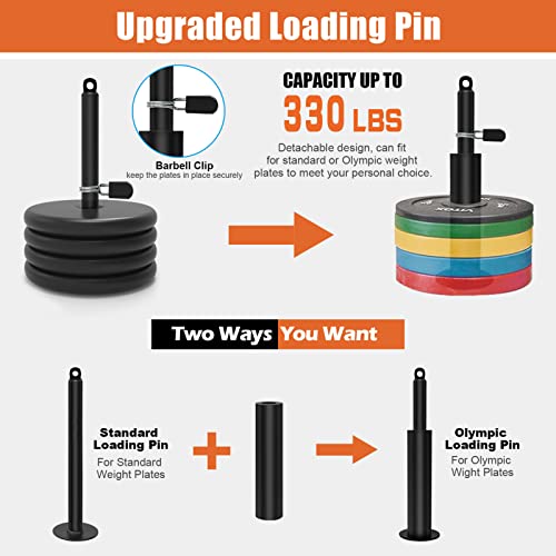 SERTT Home Gym Pulley System, Tricep Workout Pulley System for LAT Pulldown, Biceps Curl, Triceps, Shoulders, Back, Forearm Workout, Weight Cable Pulley System for Squat Rack, Garage - Image 5
