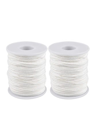 Candle Wick, 24 Ply Braided Cotton Wick Core Making Kit Low String Line Universal Spool Natural Material Handmade Supplies for DIY, 2 Rolls - pzsku/ZC657FEC7B9C8FADBC64BZ/45/_/1723019287/2c3609f7-efb1-476f-882e-66a014702797