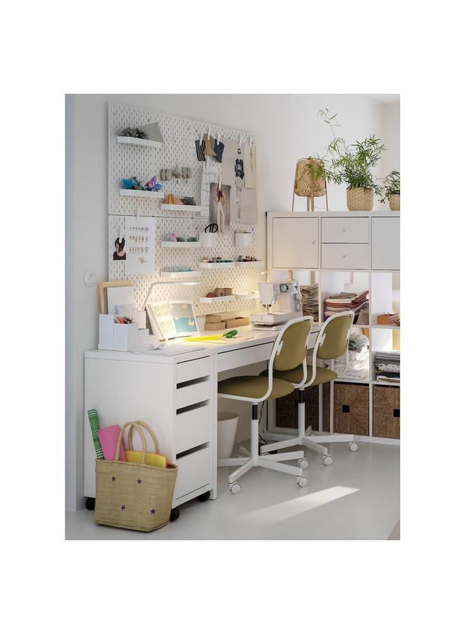 Zaboon Drawer unit on castors, white, 35x75 cm - Image 2