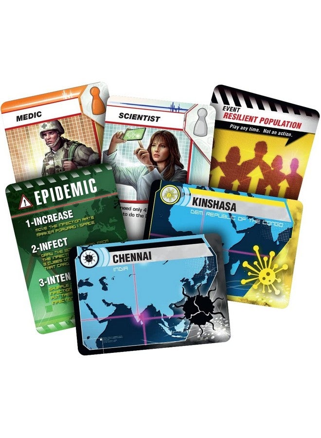 Z-Man Games Pandemic Board Game (Base Game) - A Cooperative Battle to Save Humanity, Strategy Game for Kids and Adults, Ages 8+, 2-4 Players, 45 Minute Playtime, Made by Z-Man Games  - Image 4