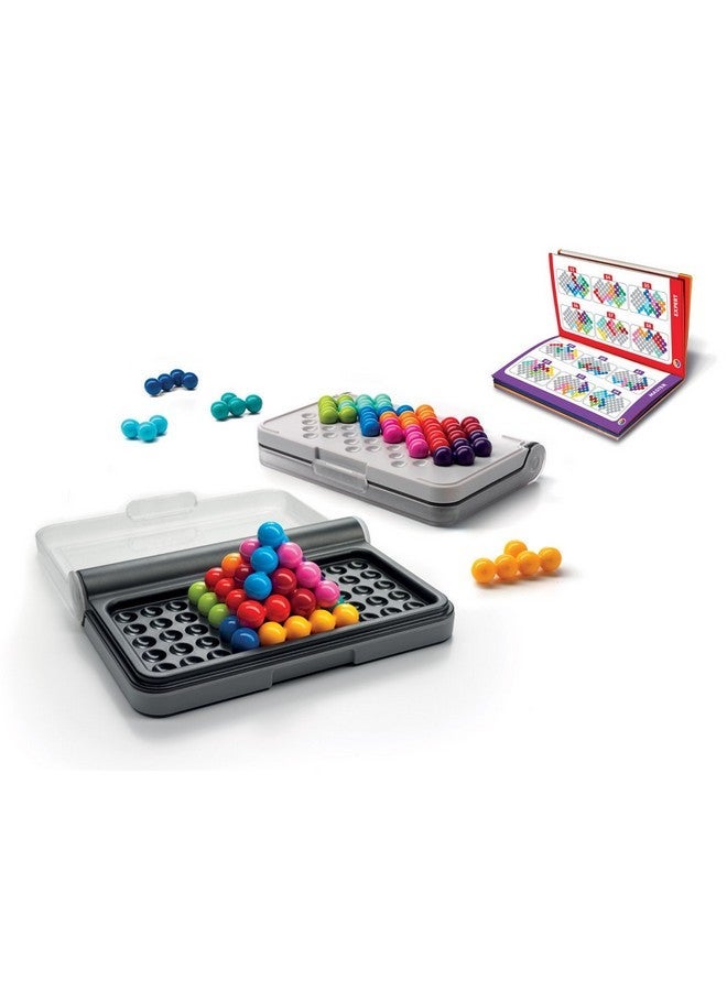 سمارت جيمز IQ Puzzler Pro ، لعبة سفر للأطفال والكبار ، لعبة دماغية لبناء المهارات المعرفية - دعابة ذهنية للأعمار من 6 سنوات فما فوق ، 120 تحديا في حالة صديقة للسفر. - Image 3