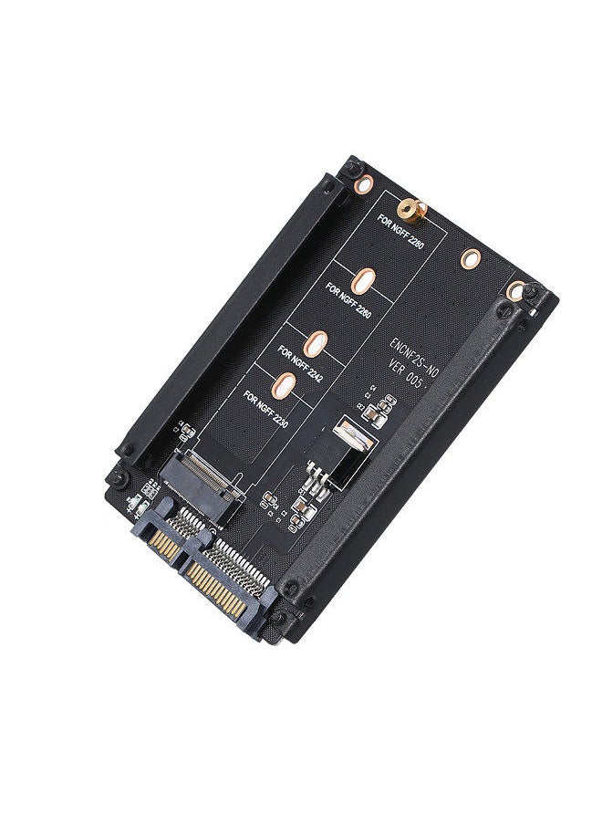 Generic - NGFF to SATA Adapter Card M.2 KEY B-M SSD SATA3.0 Converter Support Model 2230 2242 2260 2280 - Image 1