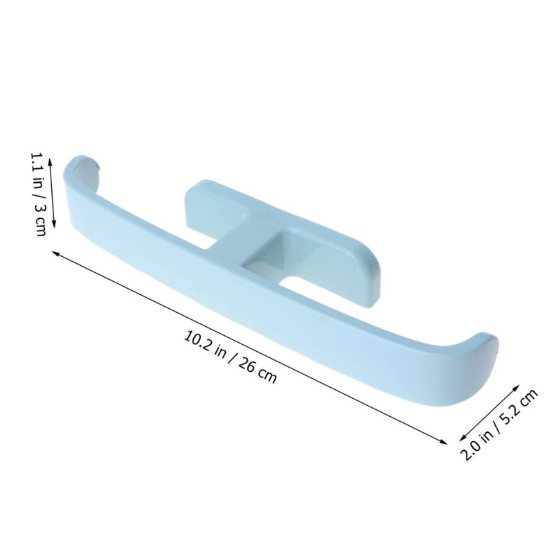 5 Pcs Wall Mounted Plastic Slipper Organizer For Bathroom Hallway Space Saving Hanging Shoe Holder - Image 4