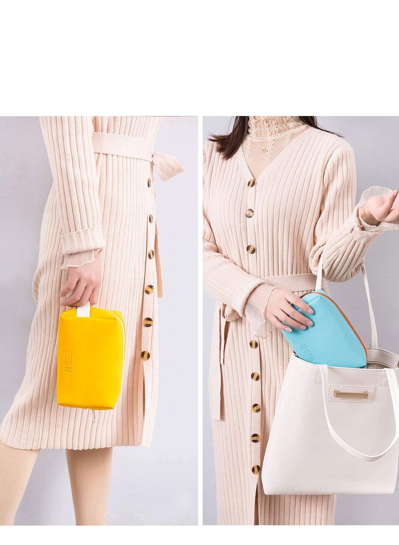 Small Makeup Bag, Travel Cosmetic Bag for Women Girls, Zipper Pouch Makeup Organizer - Image 4