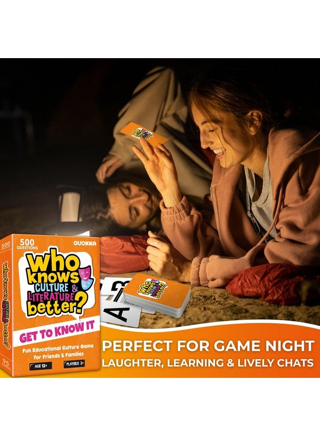 QUOKKA Board Games for Kids 8-12 and Family - Educational Card Game for Kids Age 12+ - Who Knows Culture and Literature Better? - 500+ Questions - Trivia for Family Game Night and Travel Fun - Image 5