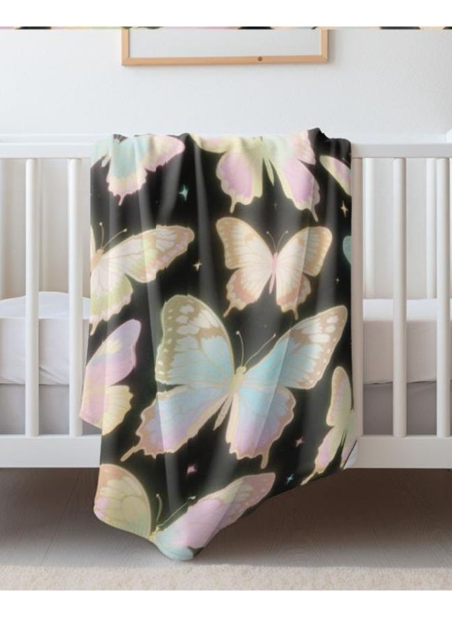 general Baby and children's cartoon flannel thin blanket (warm and comfortable, suitable for sleep, game use) 70cm*100cm - Image 1