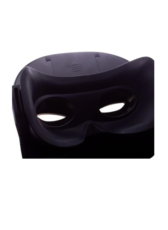 Custom LED Mask - Display Images and Videos, Animated Text and Emojis, Music, Bluetooth Connectivity, Dedicated App, Silicone Support, Perfect for Parties and Performances