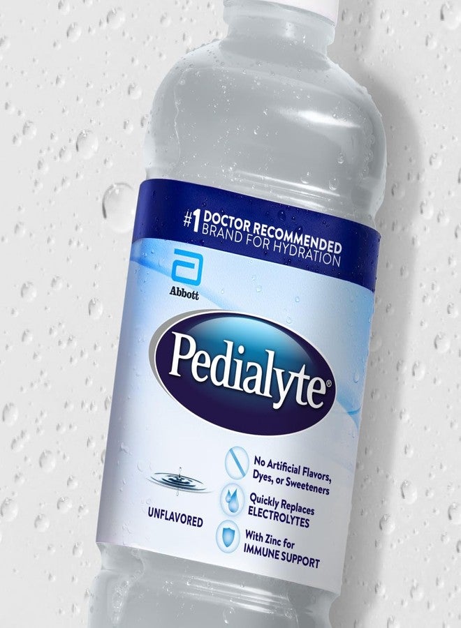 Pedialyte Electrolyte Drink, Hydration Drinks for Kids & Adults, Unflavored, 1 Liter, Pack of 4 - Image 2
