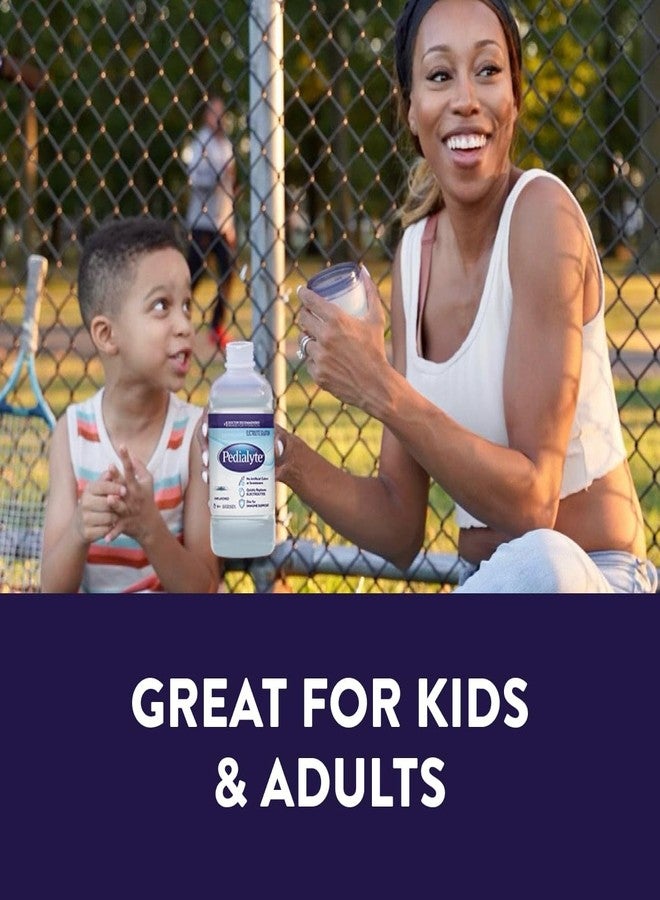Pedialyte Electrolyte Drink, Hydration Drinks for Kids & Adults, Unflavored, 1 Liter, Pack of 4 - Image 5